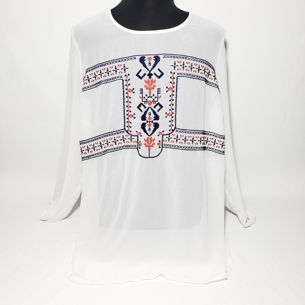 Simply Emma Sheer Blouse